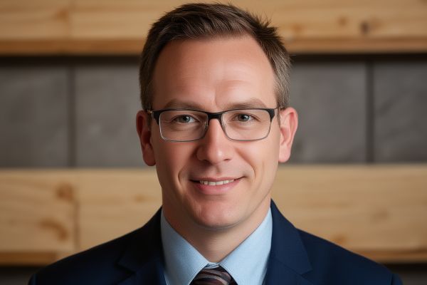 Team member professional portrait for building company credibility