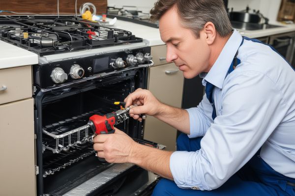 Professional repair service workshop showing expertise in appliance repair services