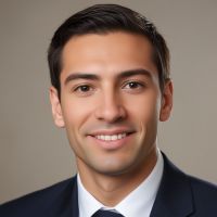 Professional business person portrait for customer testimonials section