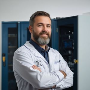 Skilled technician portrait showcasing expertise and professionalism